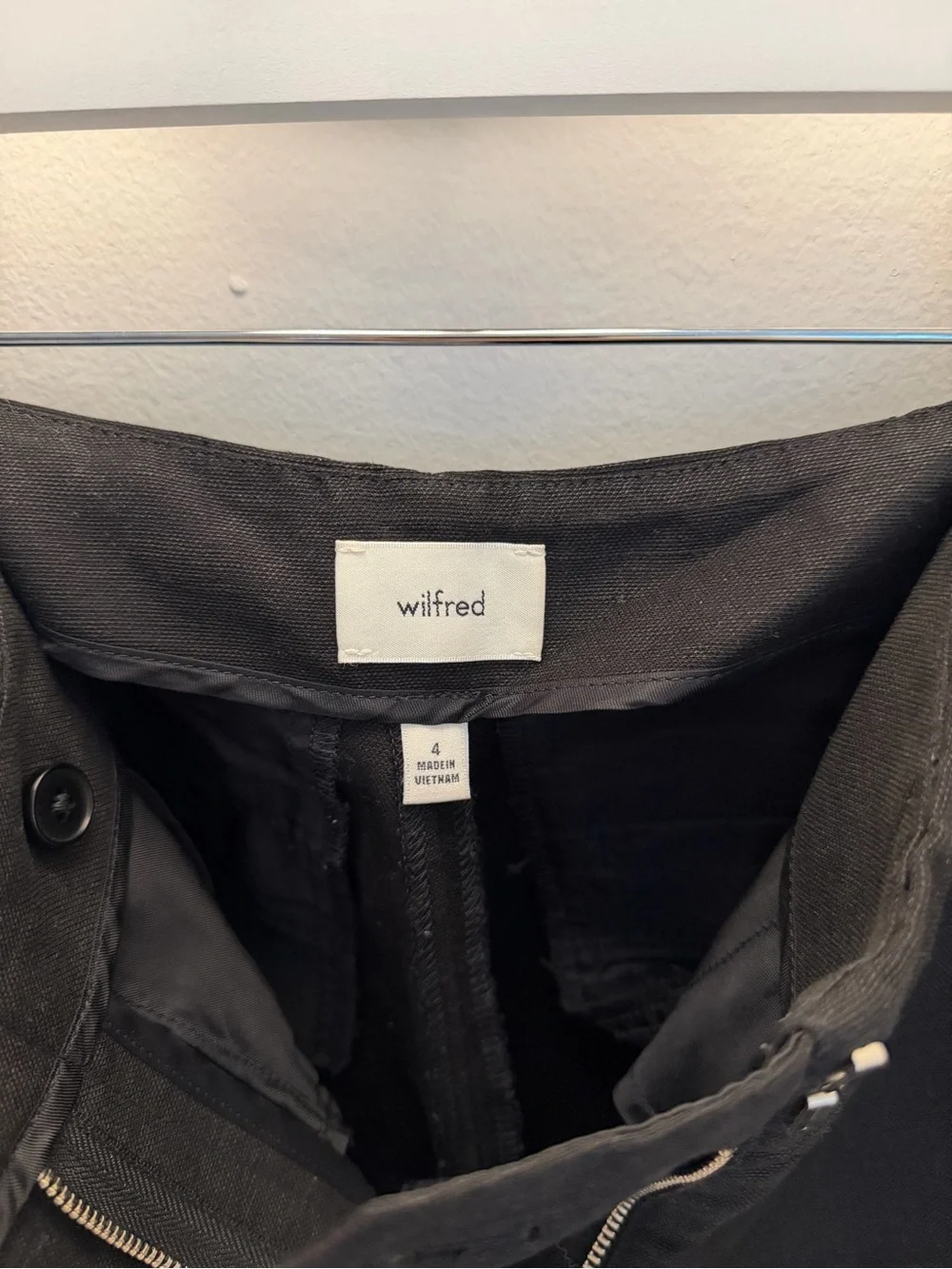 Wilfred Black Effortless Pants | Linen Pants size 4